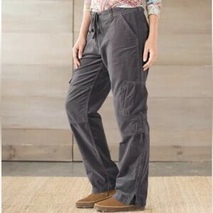 Sundance | Nightfall Cargos Grey Tencel Pants Womens